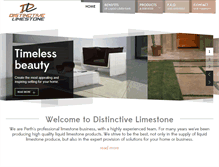 Tablet Screenshot of distinctivelimestone.com.au